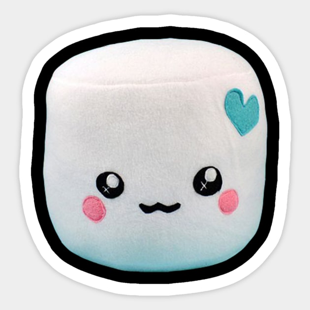 Super Cute Marshmellow Sticker by TeeMax